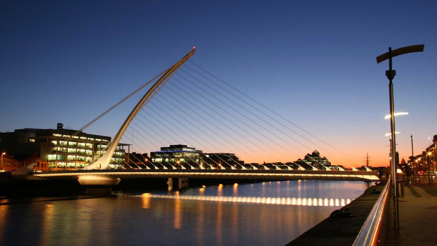 Samuel Beckett Bridge Works